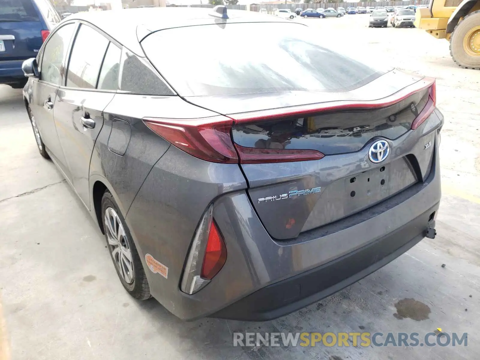 3 Фотография поврежденного автомобиля JTDKARFP7L3140161 TOYOTA PRIUS 2020