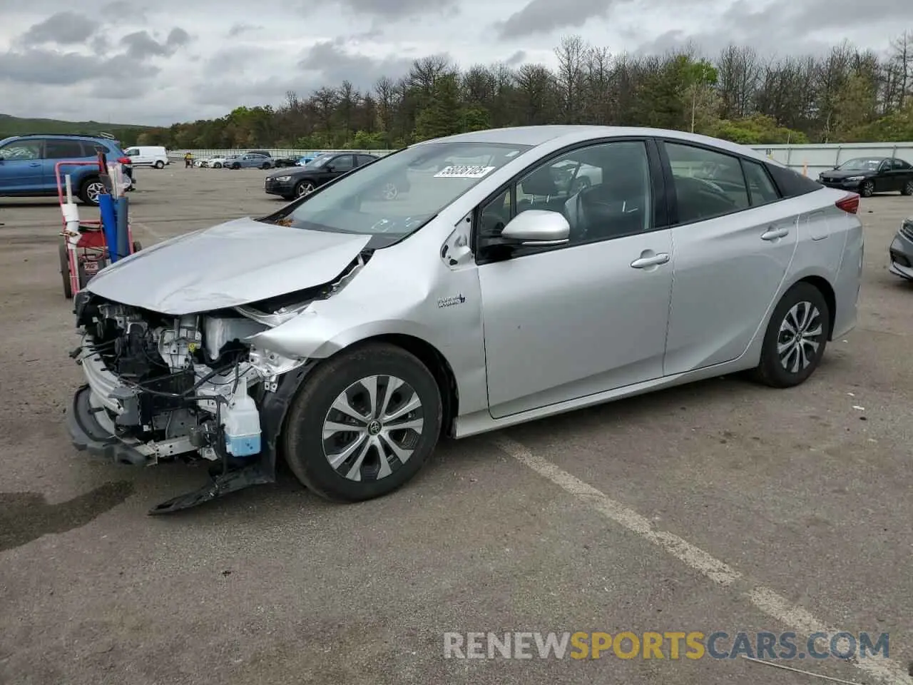 1 Photograph of a damaged car JTDKARFP7L3157705 TOYOTA PRIUS 2020