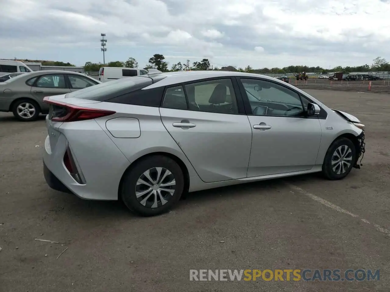 3 Photograph of a damaged car JTDKARFP7L3157705 TOYOTA PRIUS 2020