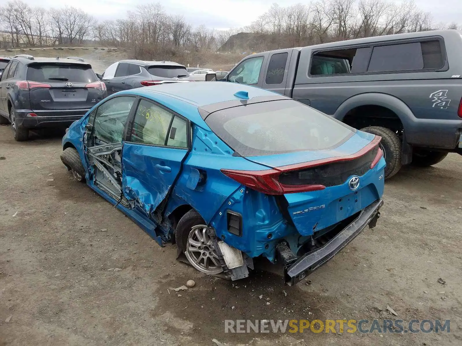 3 Photograph of a damaged car JTDKARFP8L3131274 TOYOTA PRIUS 2020