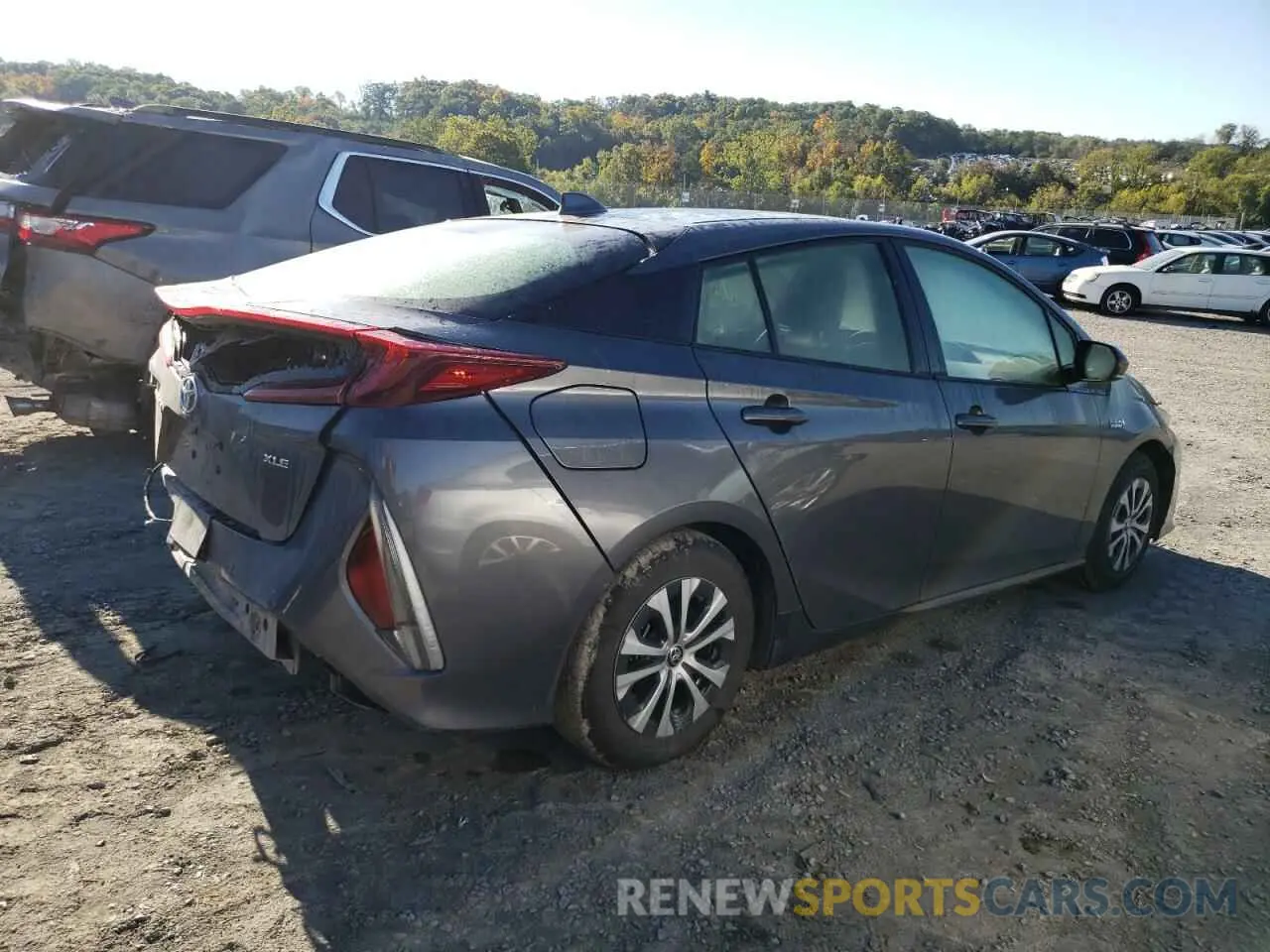 3 Photograph of a damaged car JTDKARFP8L3143571 TOYOTA PRIUS 2020