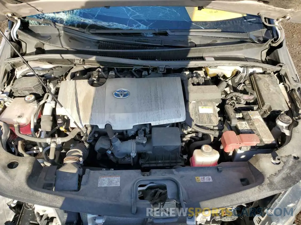 11 Фотография поврежденного автомобиля JTDKARFP8L3144882 TOYOTA PRIUS 2020