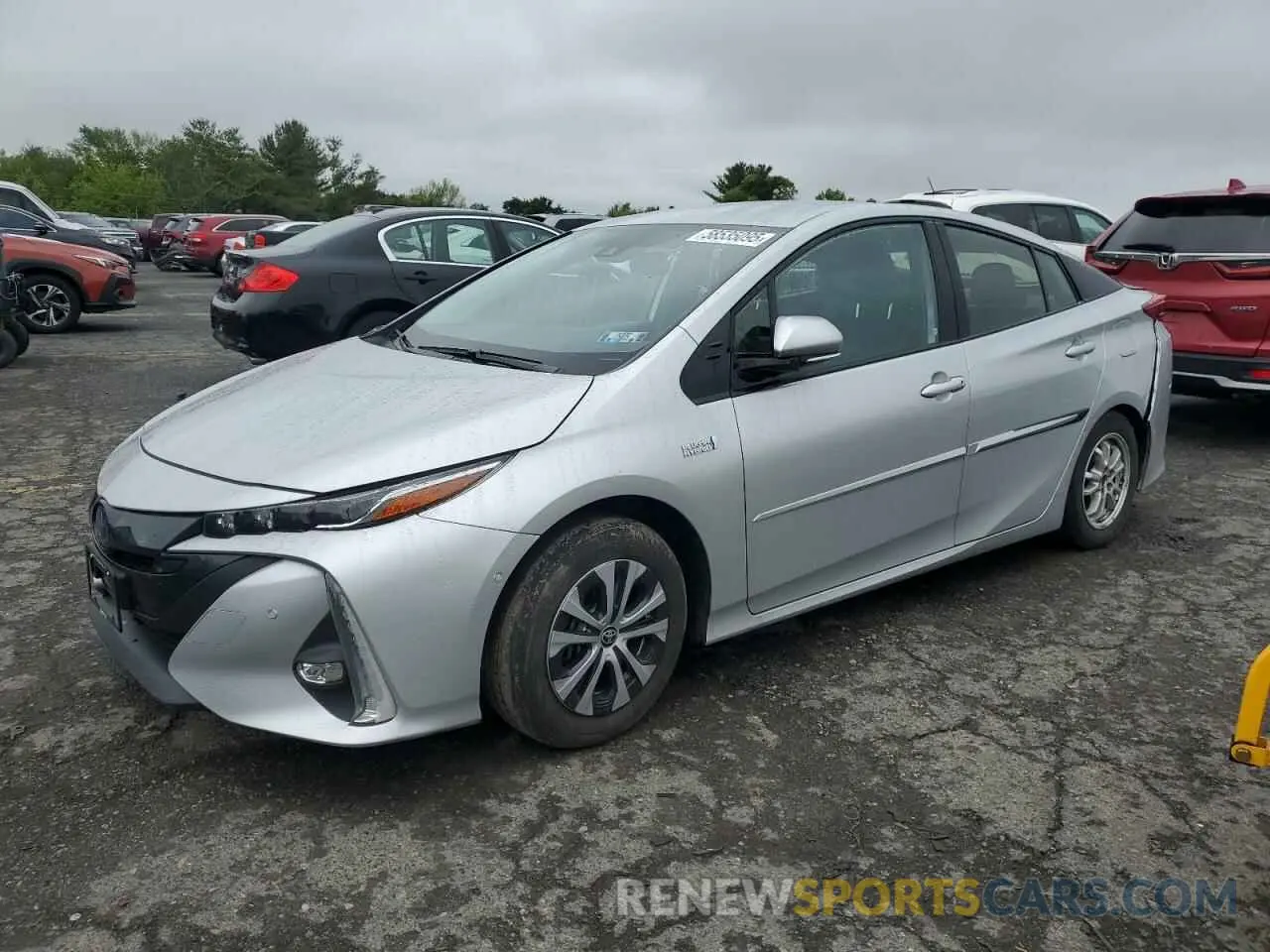 1 Photograph of a damaged car JTDKARFP8L3155123 TOYOTA PRIUS 2020