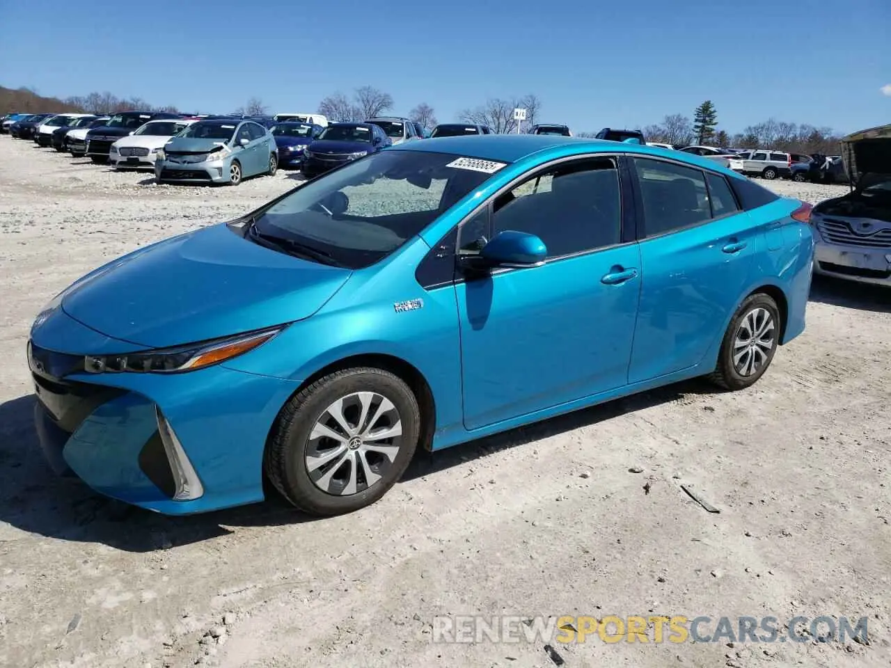1 Фотография поврежденного автомобиля JTDKARFP9L3146348 TOYOTA PRIUS 2020