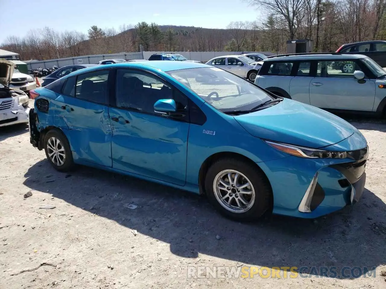 4 Фотография поврежденного автомобиля JTDKARFP9L3146348 TOYOTA PRIUS 2020