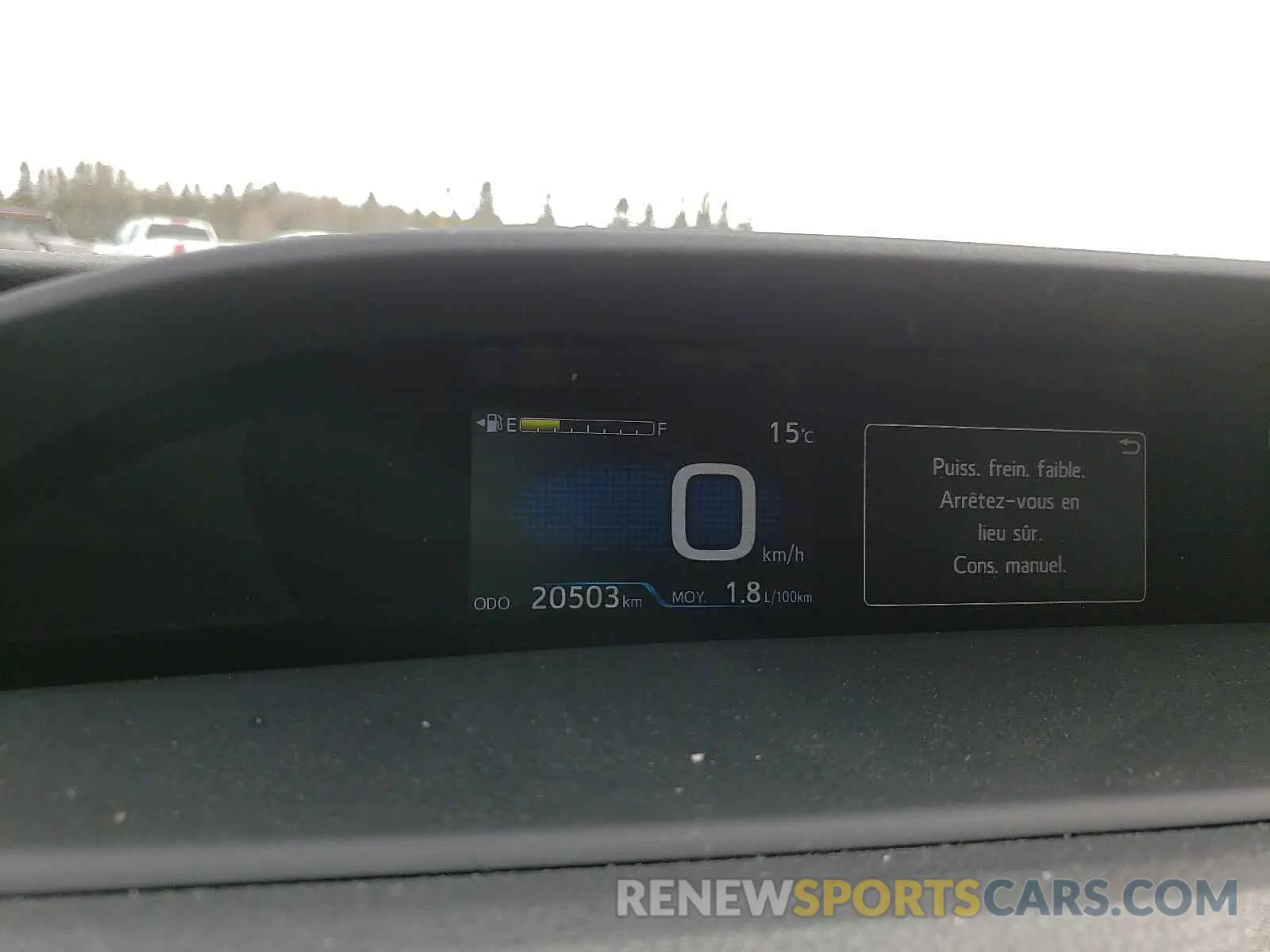 8 Photograph of a damaged car JTDKARFPXL3121166 TOYOTA PRIUS 2020