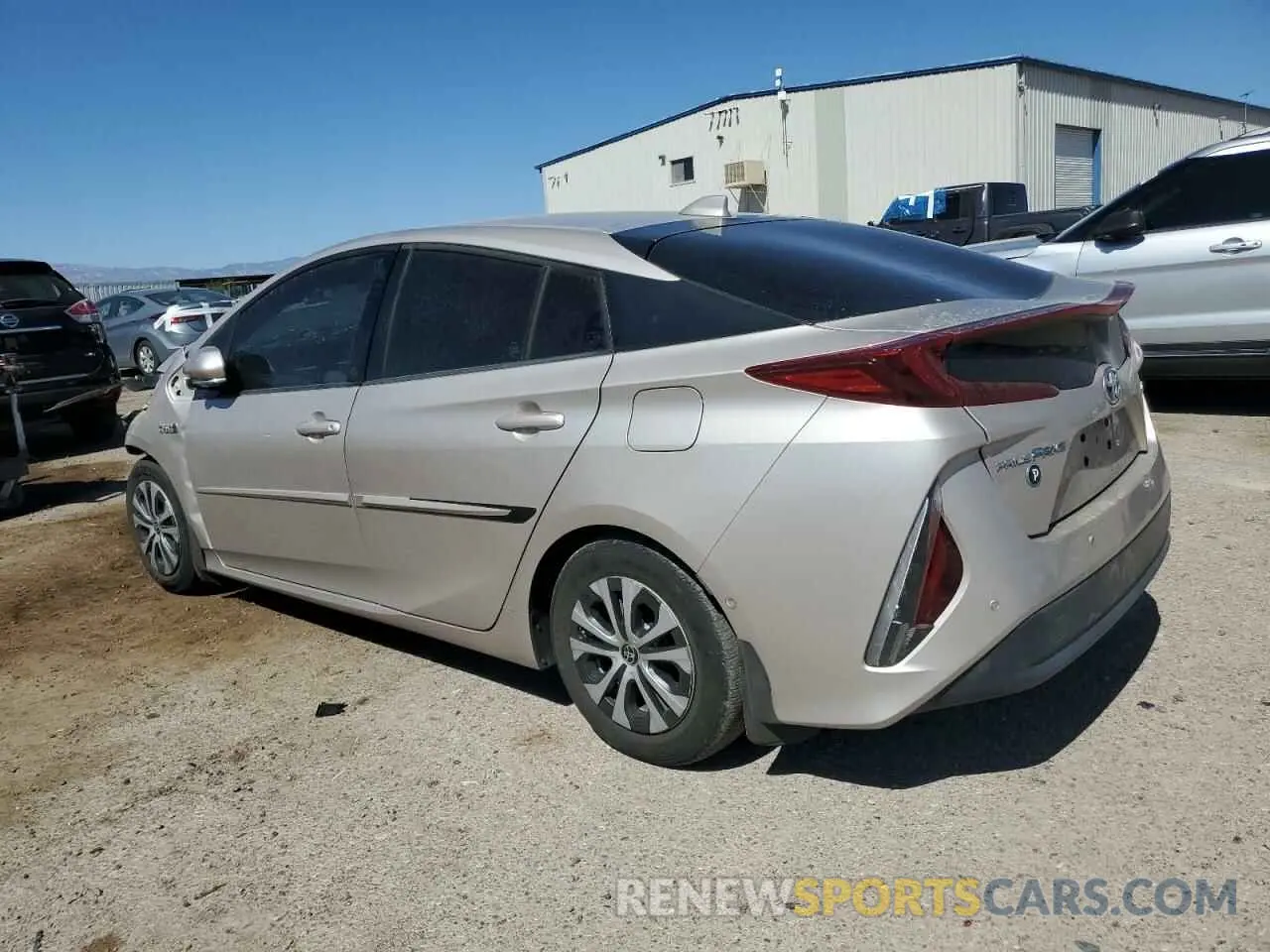 2 Photograph of a damaged car JTDKARFPXL3124035 TOYOTA PRIUS 2020