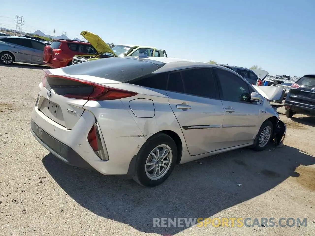 3 Photograph of a damaged car JTDKARFPXL3124035 TOYOTA PRIUS 2020