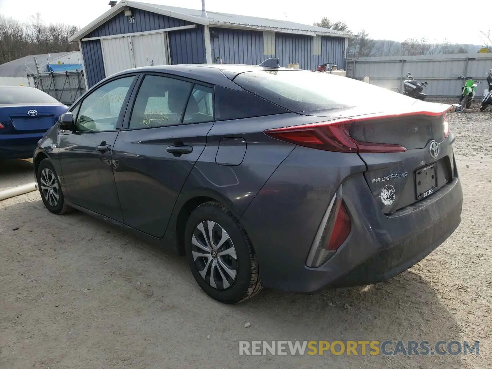 3 Photograph of a damaged car JTDKARFPXL3129591 TOYOTA PRIUS 2020