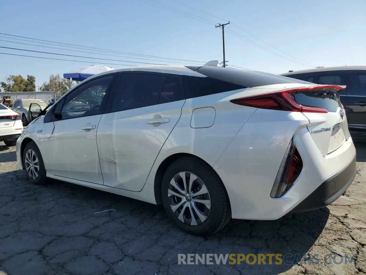 2 Photograph of a damaged car JTDKARFPXL3136315 TOYOTA PRIUS 2020