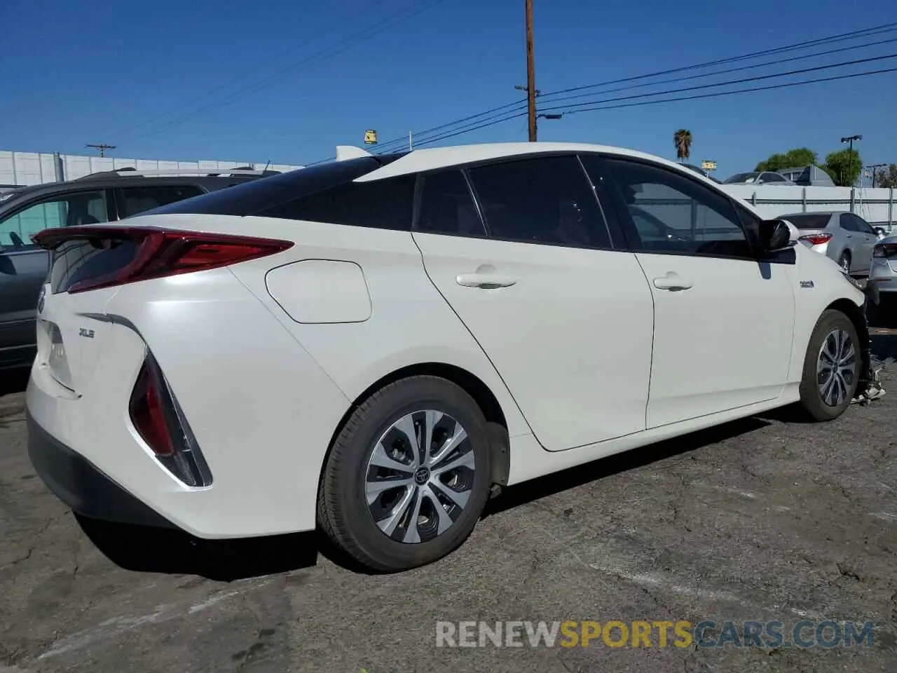 3 Photograph of a damaged car JTDKARFPXL3136315 TOYOTA PRIUS 2020