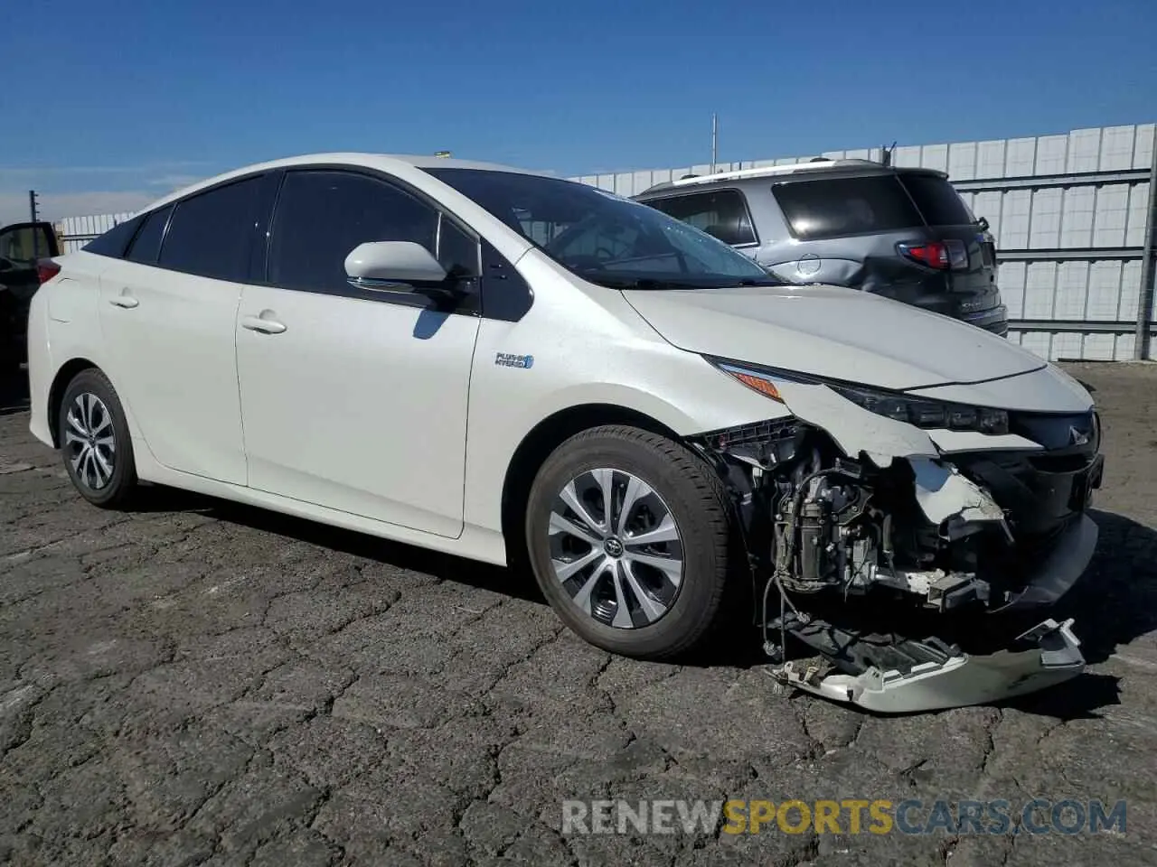 4 Photograph of a damaged car JTDKARFPXL3136315 TOYOTA PRIUS 2020