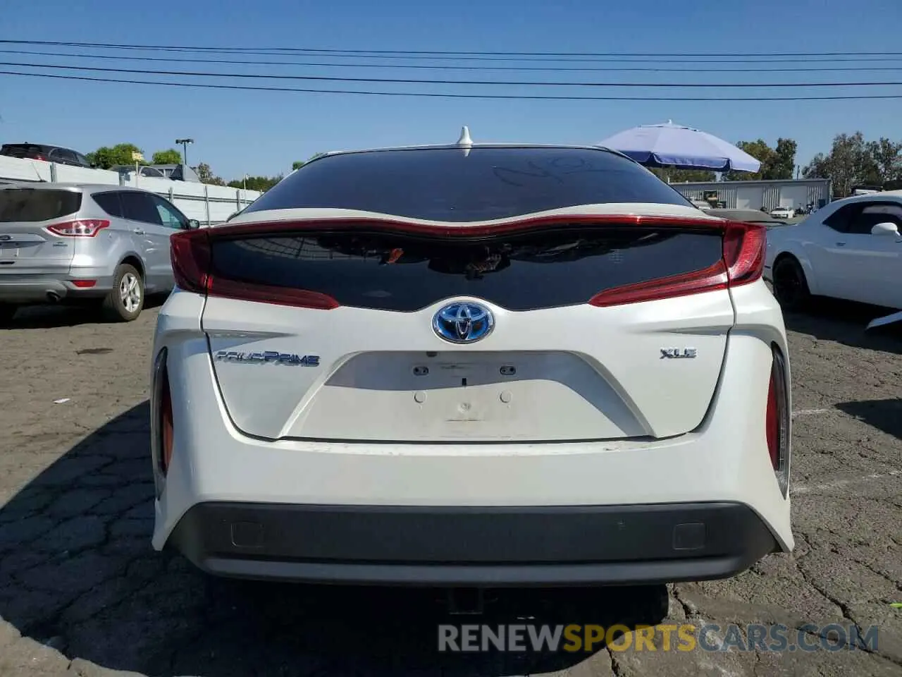 6 Photograph of a damaged car JTDKARFPXL3136315 TOYOTA PRIUS 2020