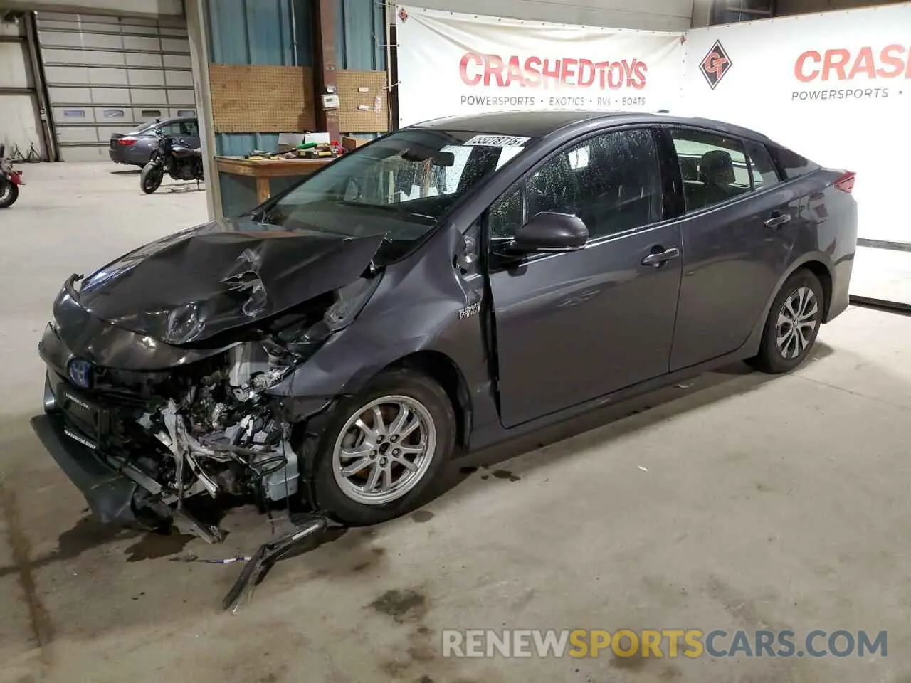 1 Photograph of a damaged car JTDKARFPXL3150845 TOYOTA PRIUS 2020