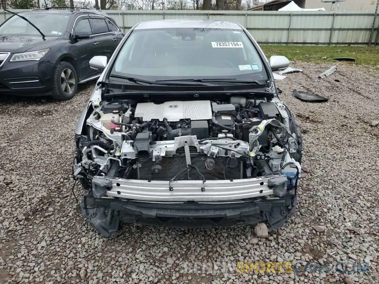 5 Photograph of a damaged car JTDKARFPXL3160694 TOYOTA PRIUS 2020