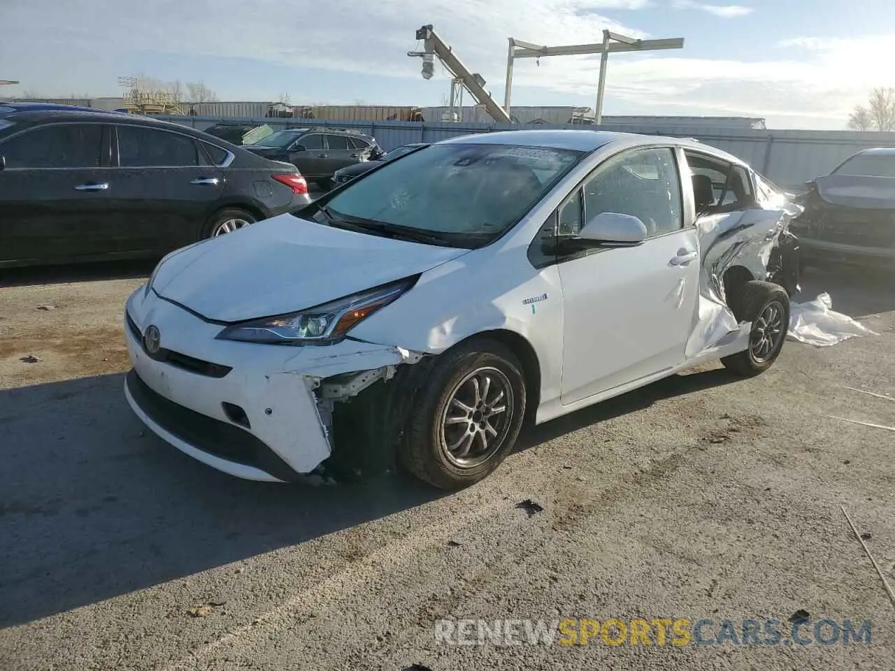 1 Фотография поврежденного автомобиля JTDKARFU0L3106035 TOYOTA PRIUS 2020