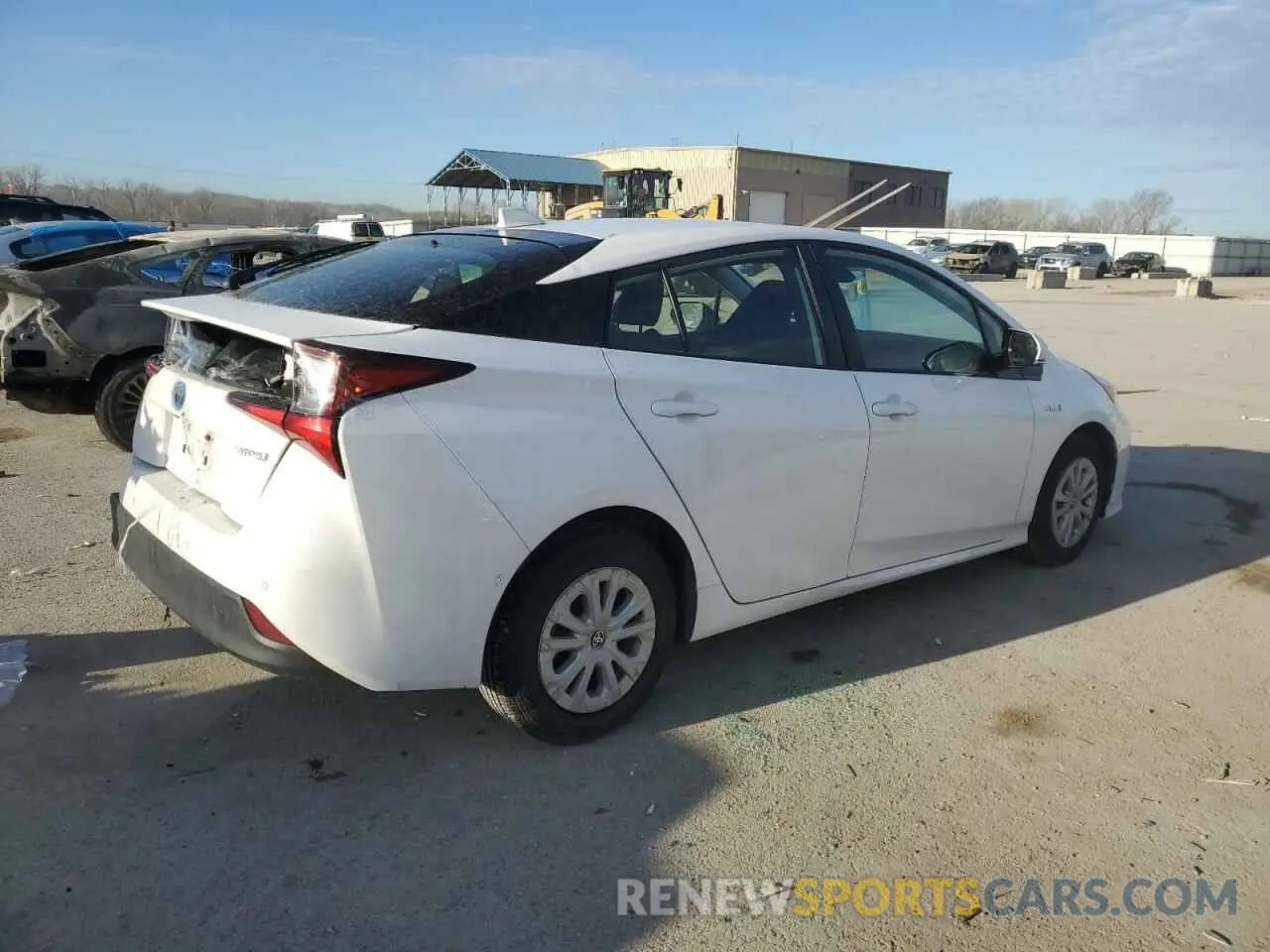 3 Фотография поврежденного автомобиля JTDKARFU0L3106035 TOYOTA PRIUS 2020