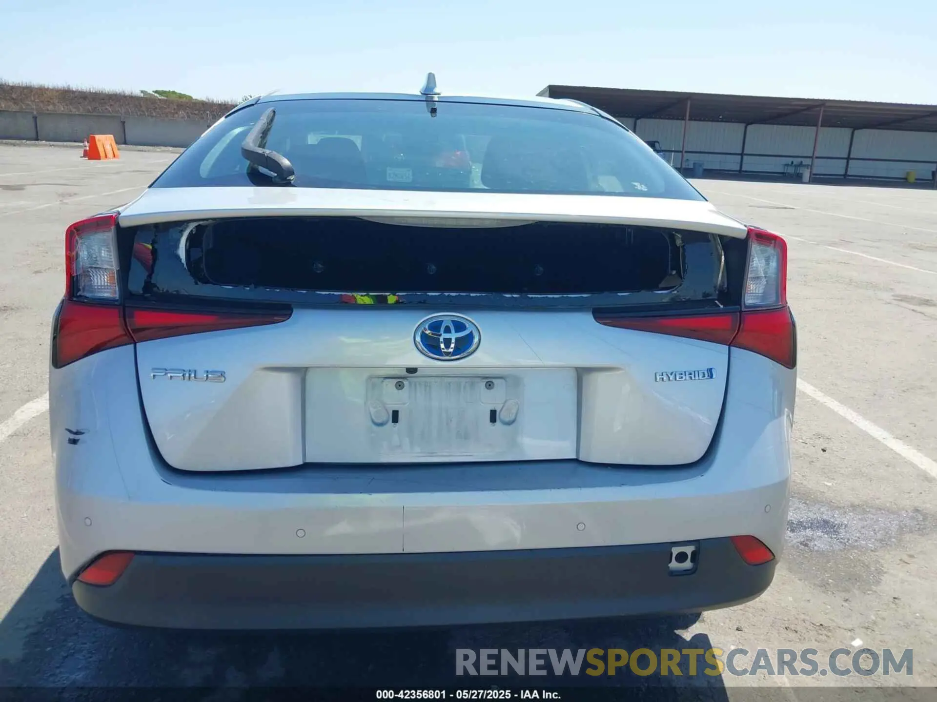 16 Photograph of a damaged car JTDKARFU0L3109212 TOYOTA PRIUS 2020