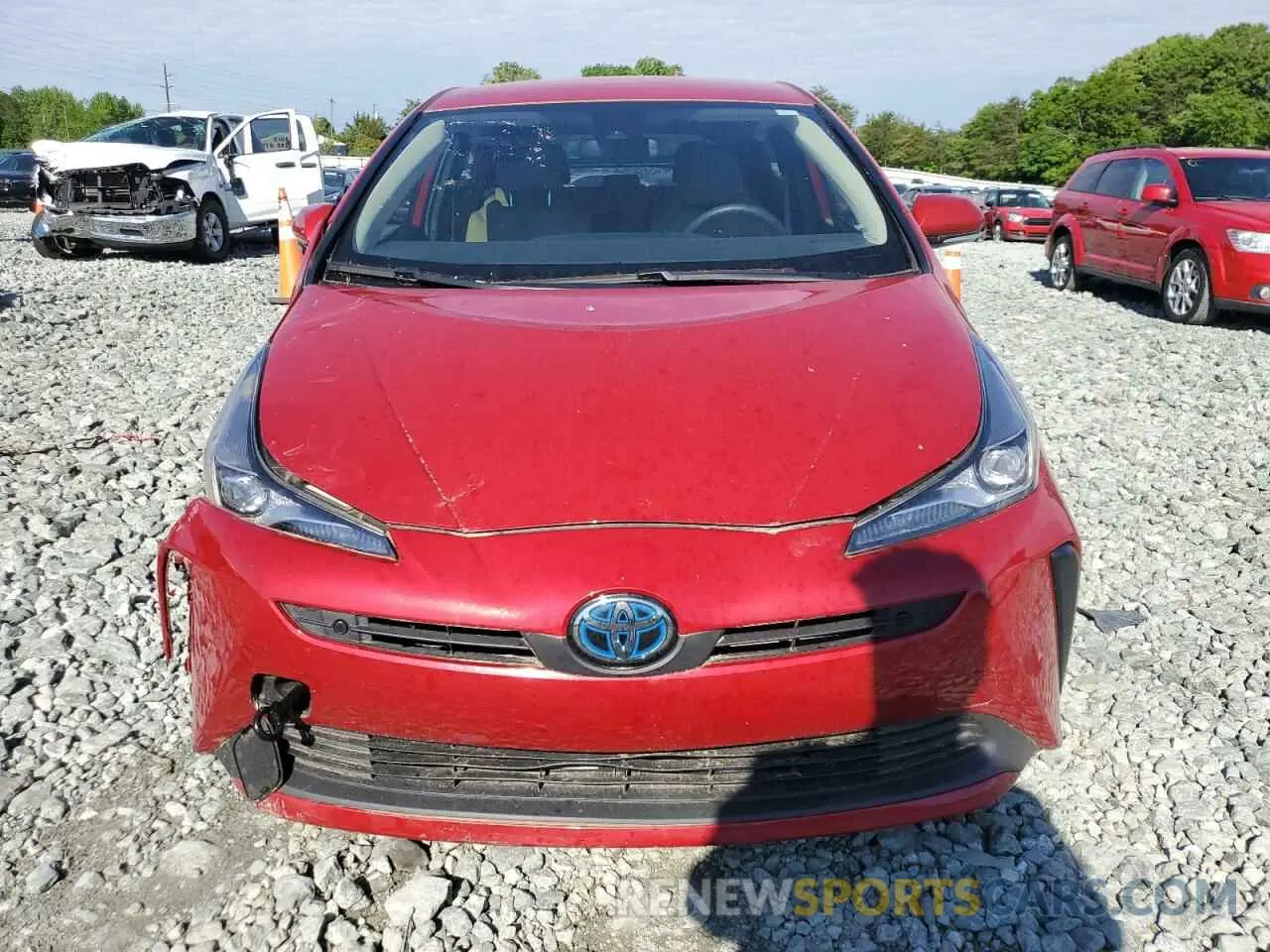 5 Photograph of a damaged car JTDKARFU0L3113762 TOYOTA PRIUS 2020