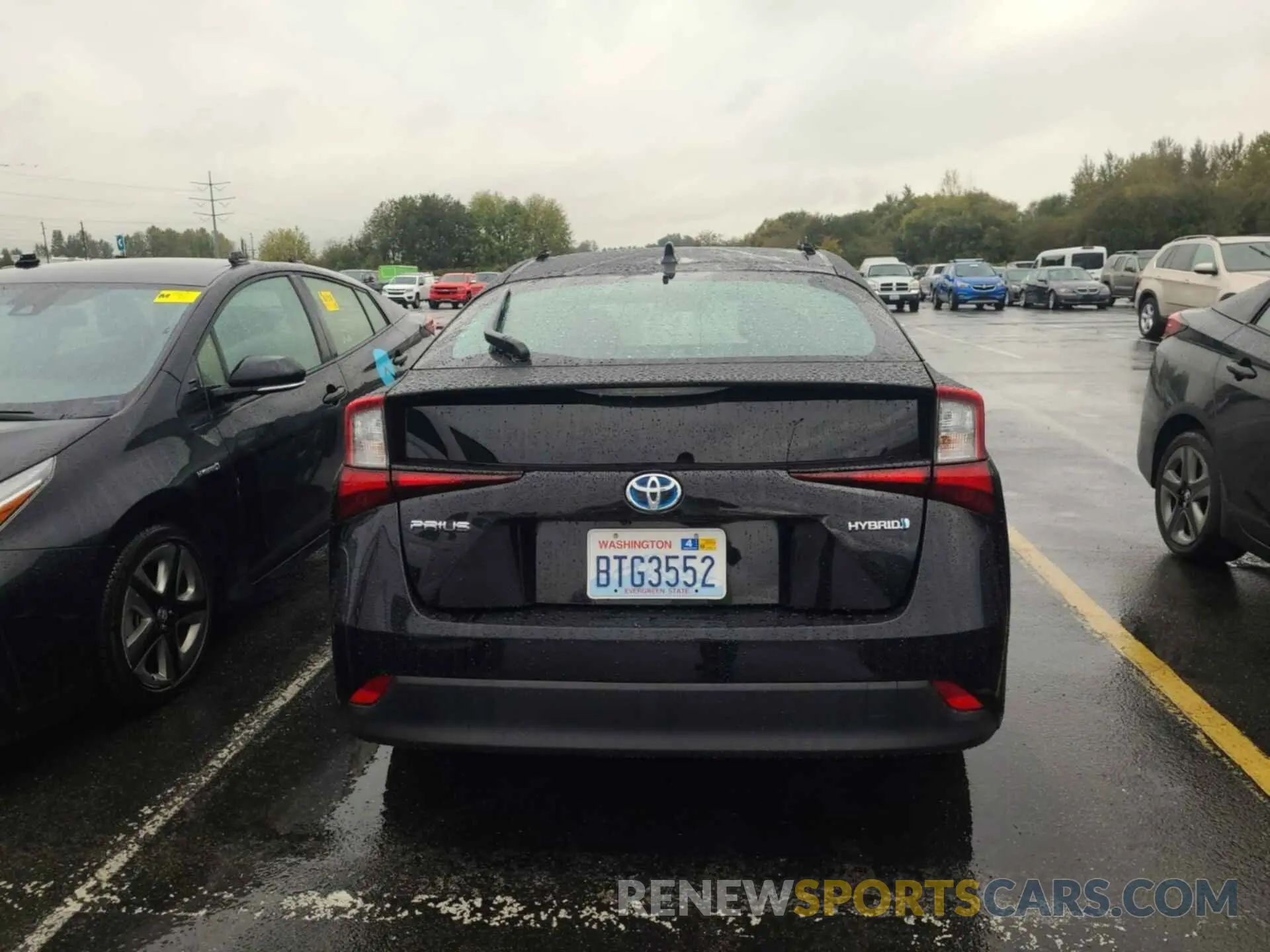 8 Photograph of a damaged car JTDKARFU0L3115530 TOYOTA PRIUS 2020