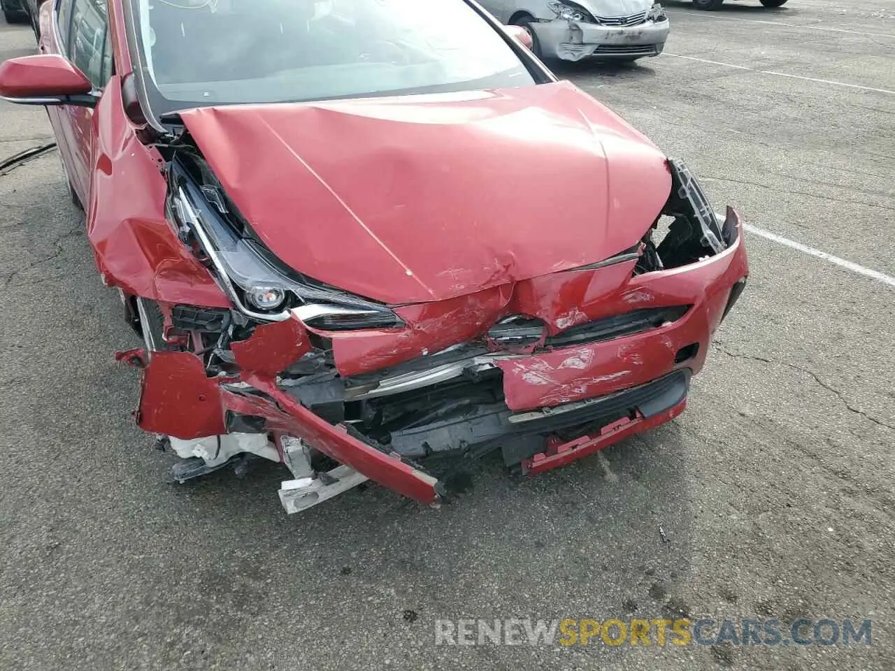 9 Фотография поврежденного автомобиля JTDKARFU0L3120095 TOYOTA PRIUS 2020