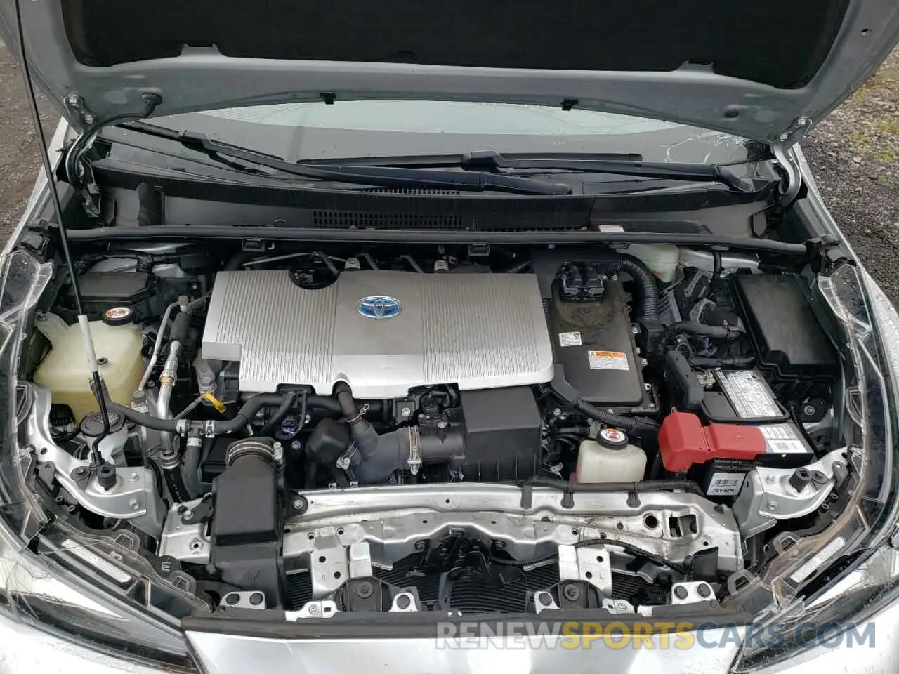11 Фотография поврежденного автомобиля JTDKARFU0L3121182 TOYOTA PRIUS 2020