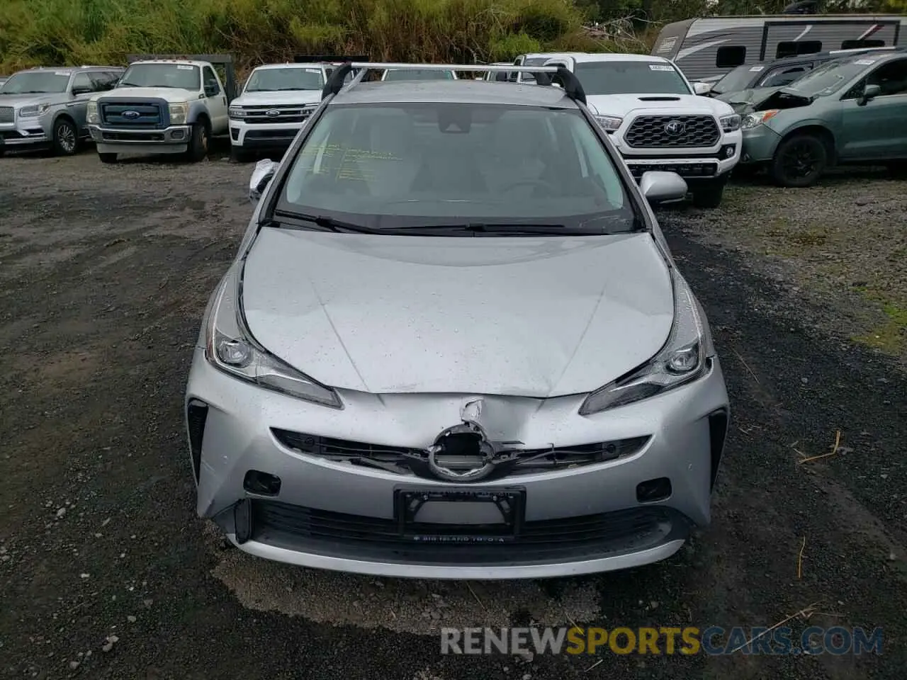 5 Фотография поврежденного автомобиля JTDKARFU0L3121182 TOYOTA PRIUS 2020