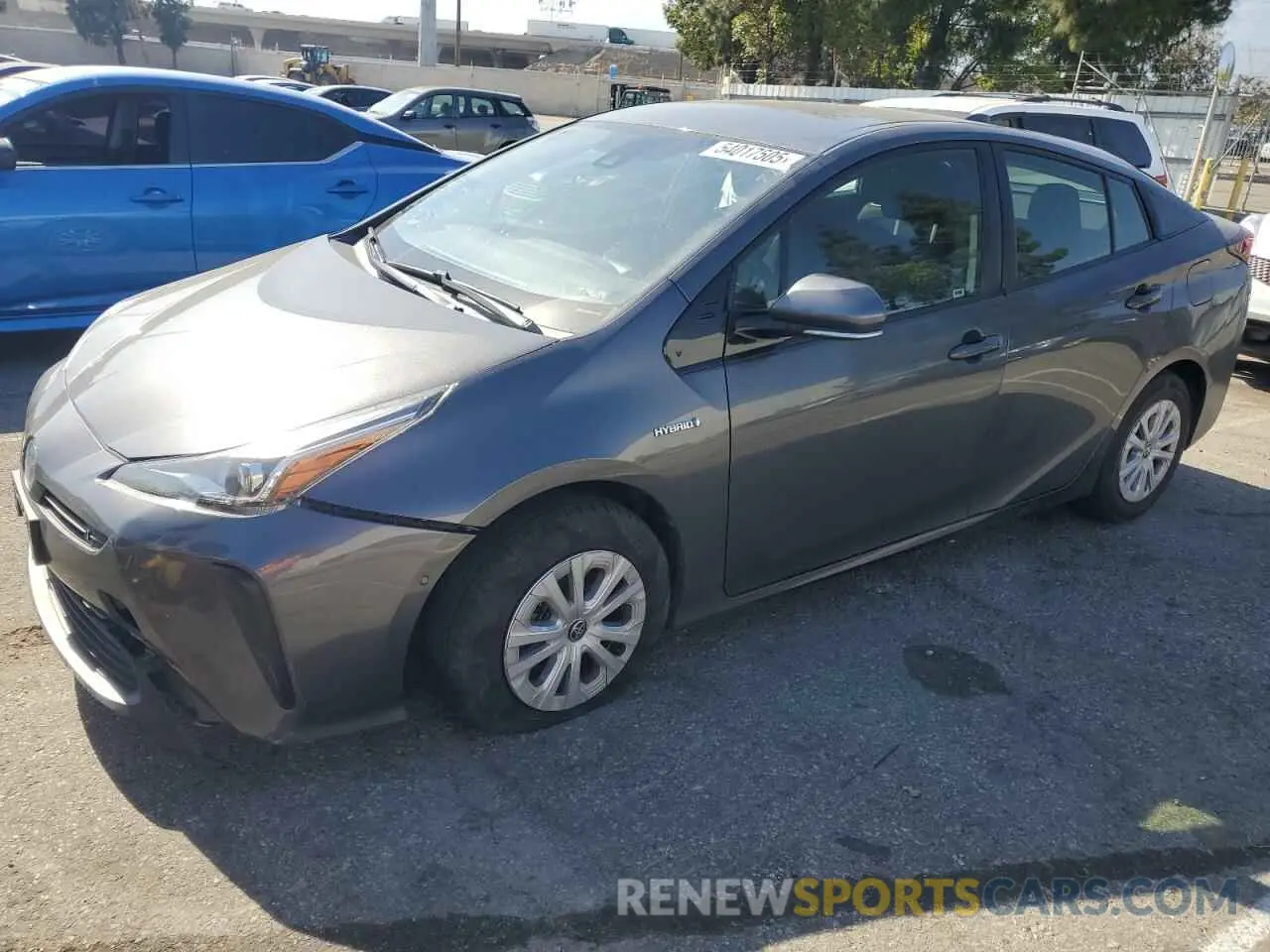 1 Фотография поврежденного автомобиля JTDKARFU0L3124101 TOYOTA PRIUS 2020