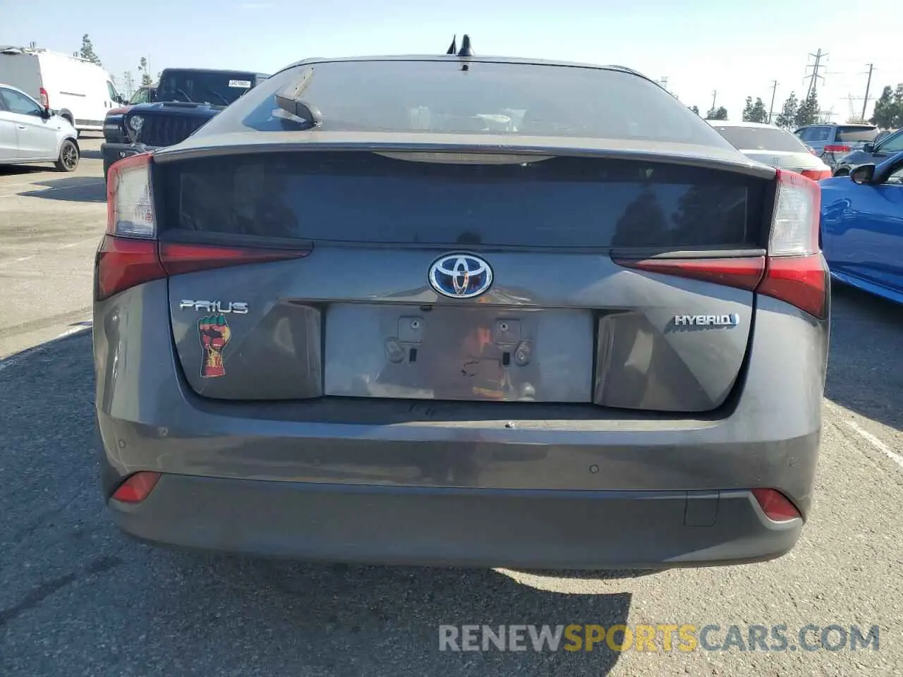 6 Фотография поврежденного автомобиля JTDKARFU0L3124101 TOYOTA PRIUS 2020