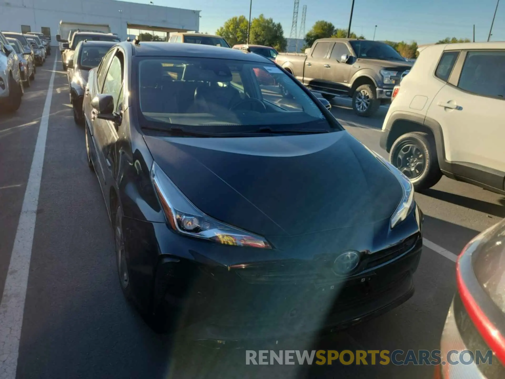 1 Photograph of a damaged car JTDKARFU1L3112474 TOYOTA PRIUS 2020