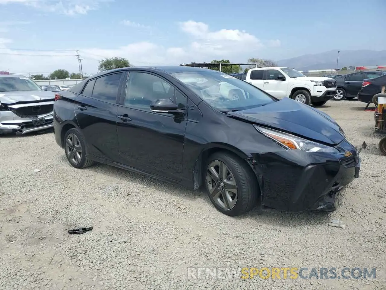 4 Photograph of a damaged car JTDKARFU1L3113480 TOYOTA PRIUS 2020