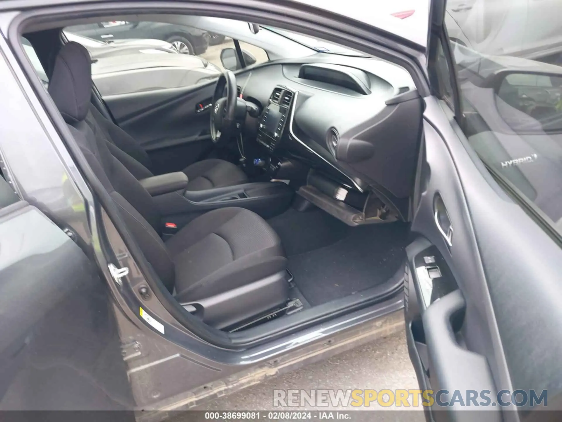 5 Photograph of a damaged car JTDKARFU1L3116296 TOYOTA PRIUS 2020
