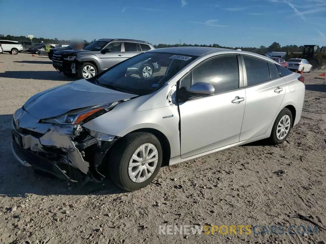 1 Фотография поврежденного автомобиля JTDKARFU1L3118386 TOYOTA PRIUS 2020