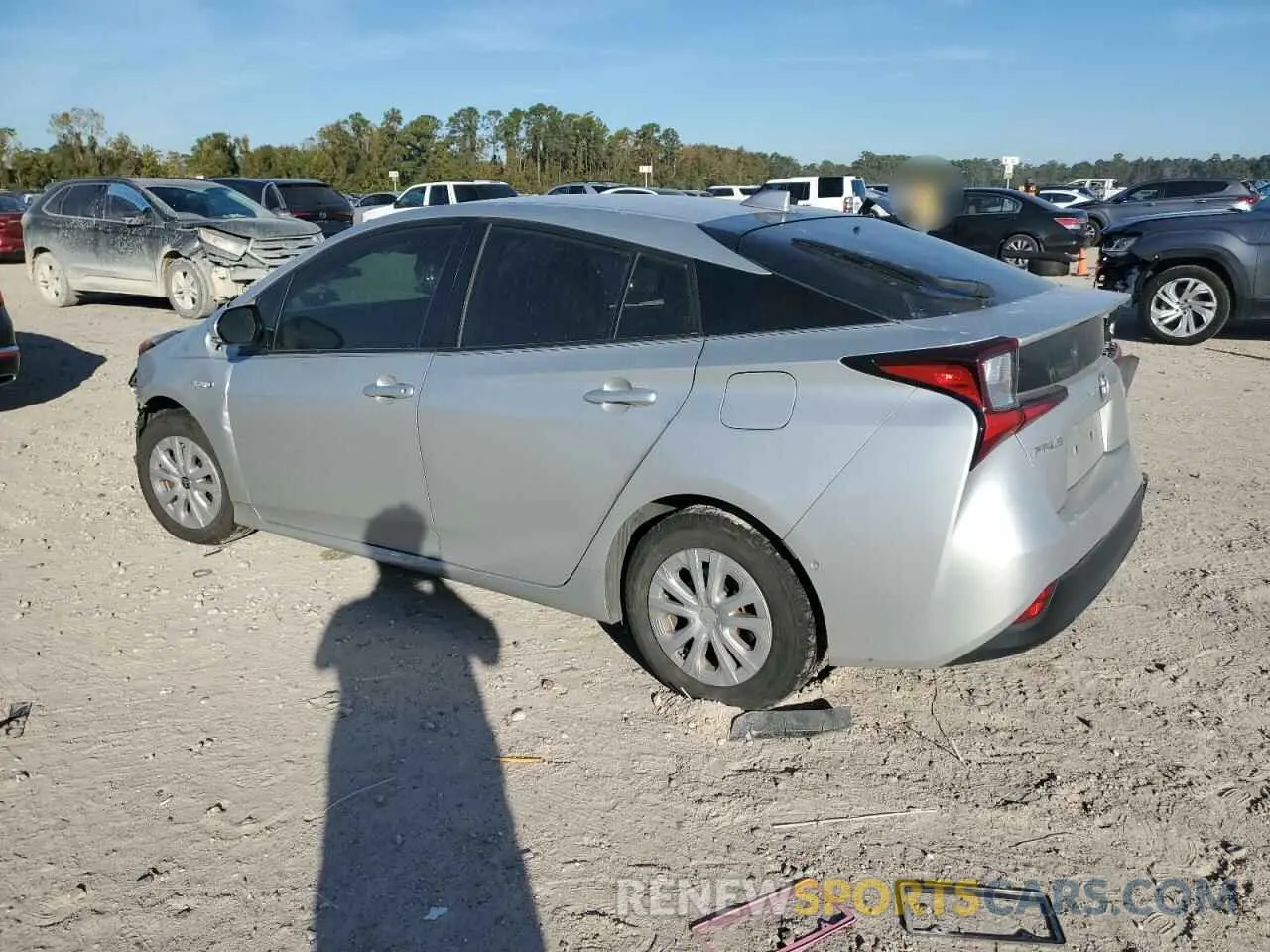 2 Фотография поврежденного автомобиля JTDKARFU1L3118386 TOYOTA PRIUS 2020