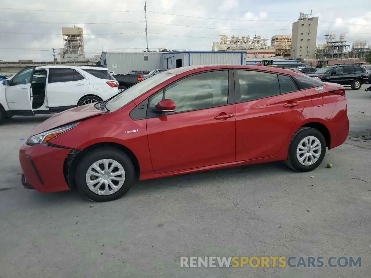 1 Photograph of a damaged car JTDKARFU1L3119182 TOYOTA PRIUS 2020