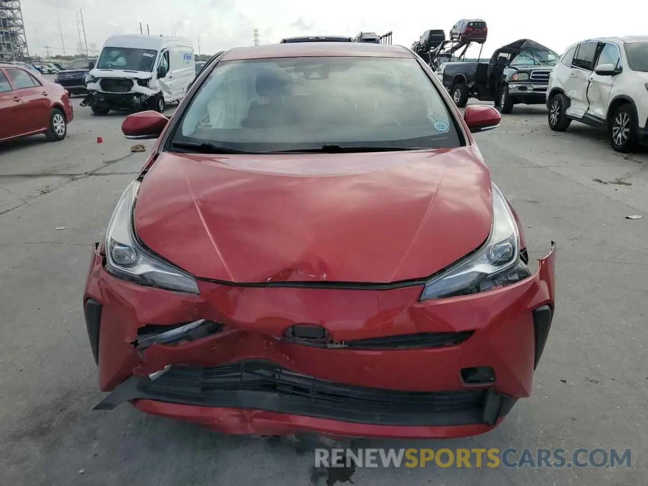 5 Photograph of a damaged car JTDKARFU1L3119182 TOYOTA PRIUS 2020