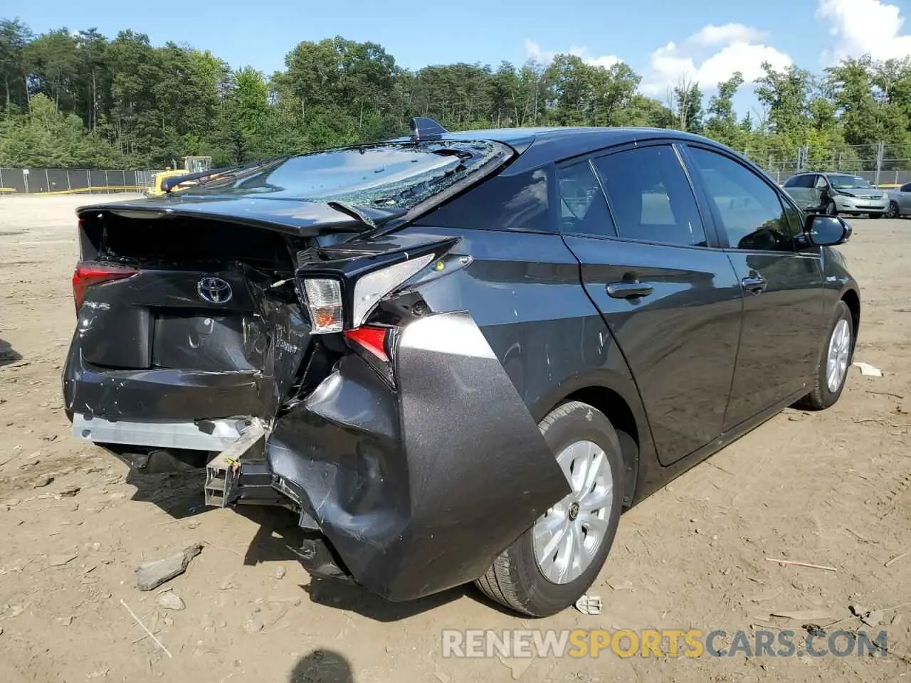 4 Фотография поврежденного автомобиля JTDKARFU1L3120347 TOYOTA PRIUS 2020