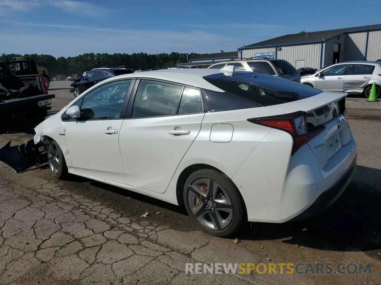 2 Фотография поврежденного автомобиля JTDKARFU1L3124687 TOYOTA PRIUS 2020