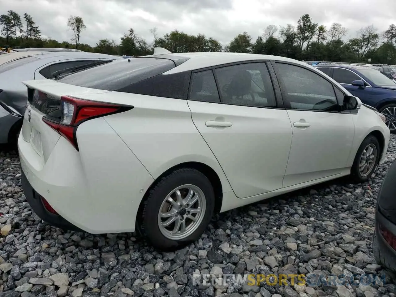 3 Photograph of a damaged car JTDKARFU2L3103993 TOYOTA PRIUS 2020