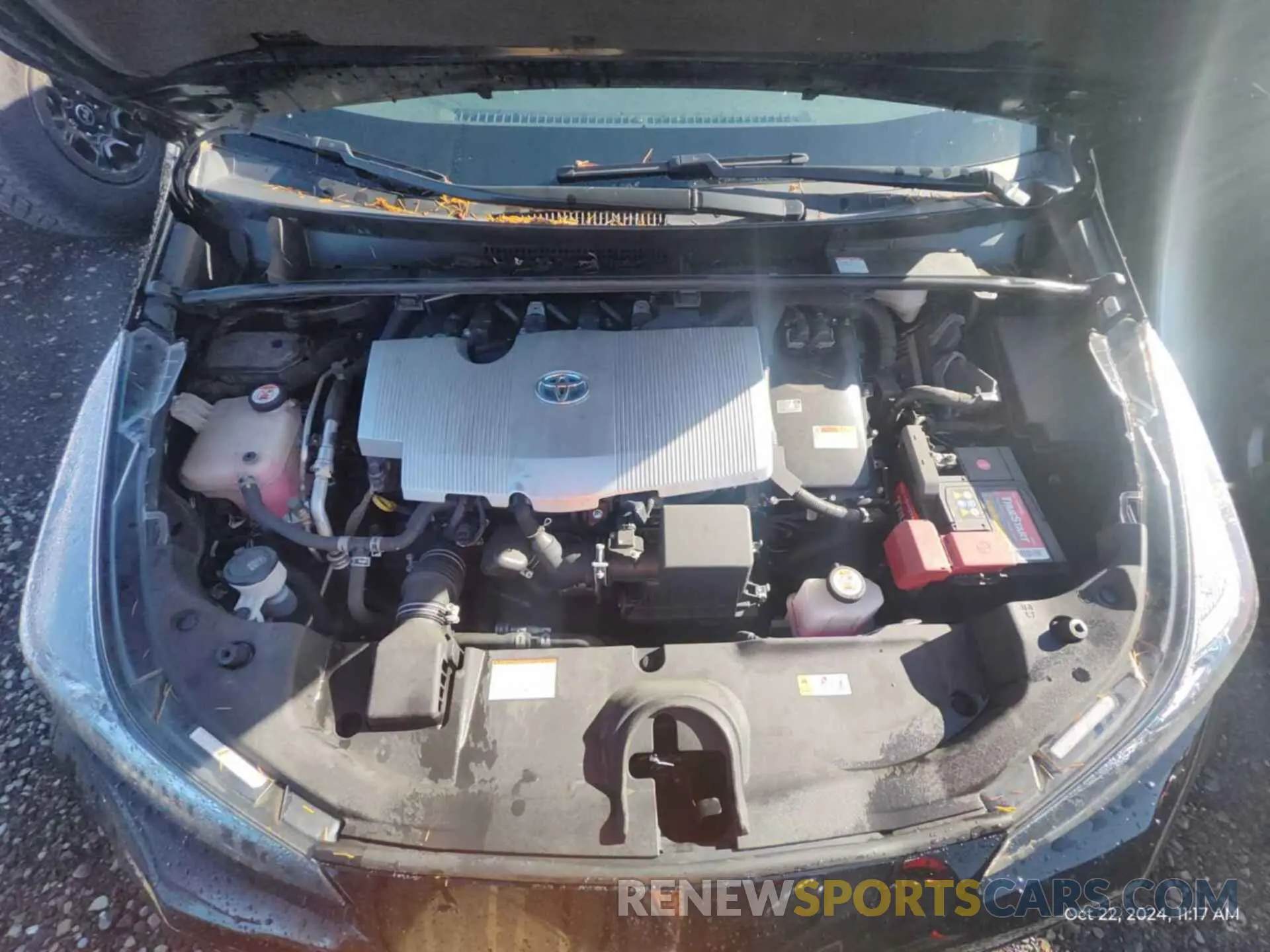 1 Photograph of a damaged car JTDKARFU2L3115450 TOYOTA PRIUS 2020