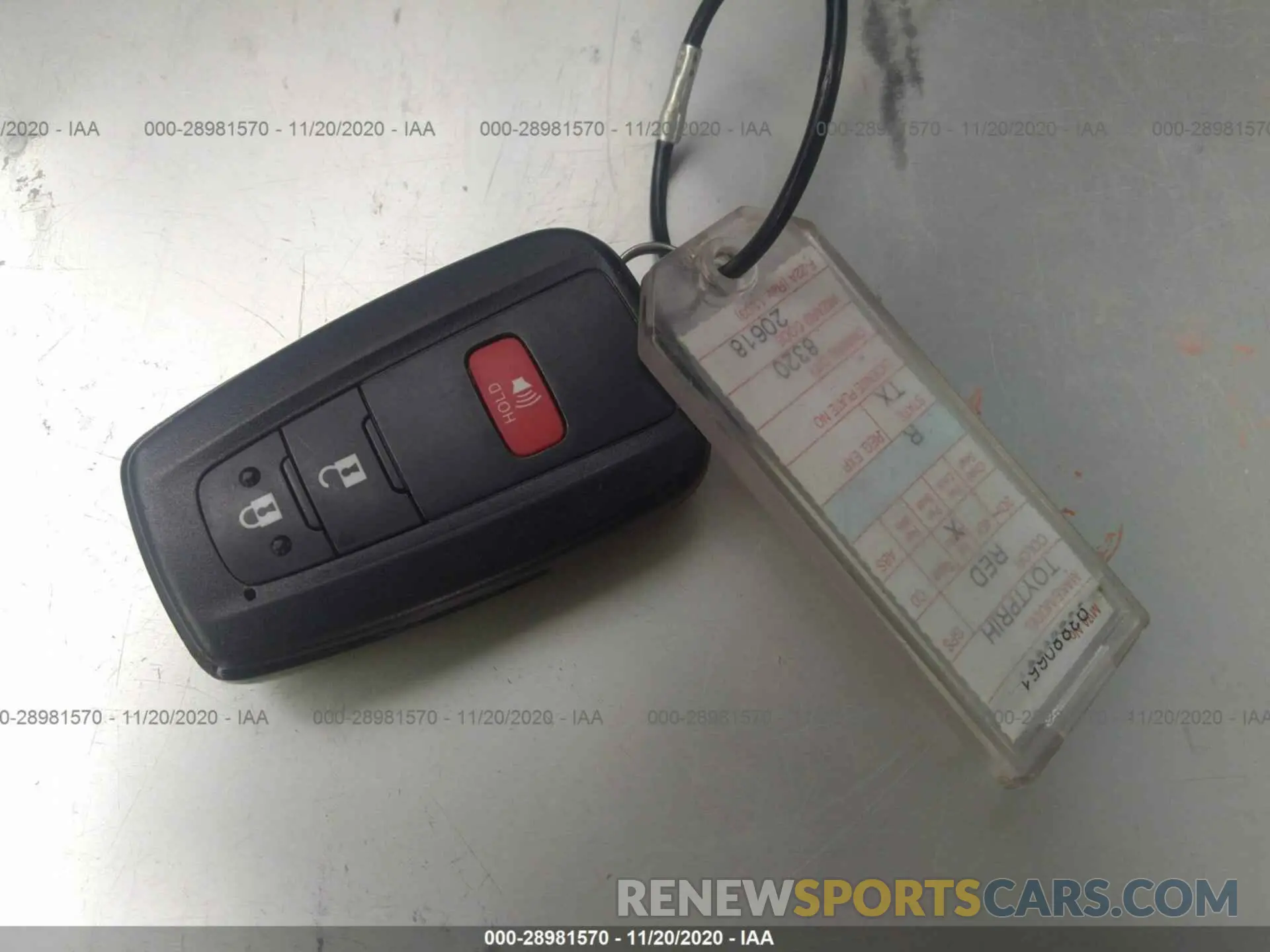 11 Photograph of a damaged car JTDKARFU3L3109897 TOYOTA PRIUS 2020