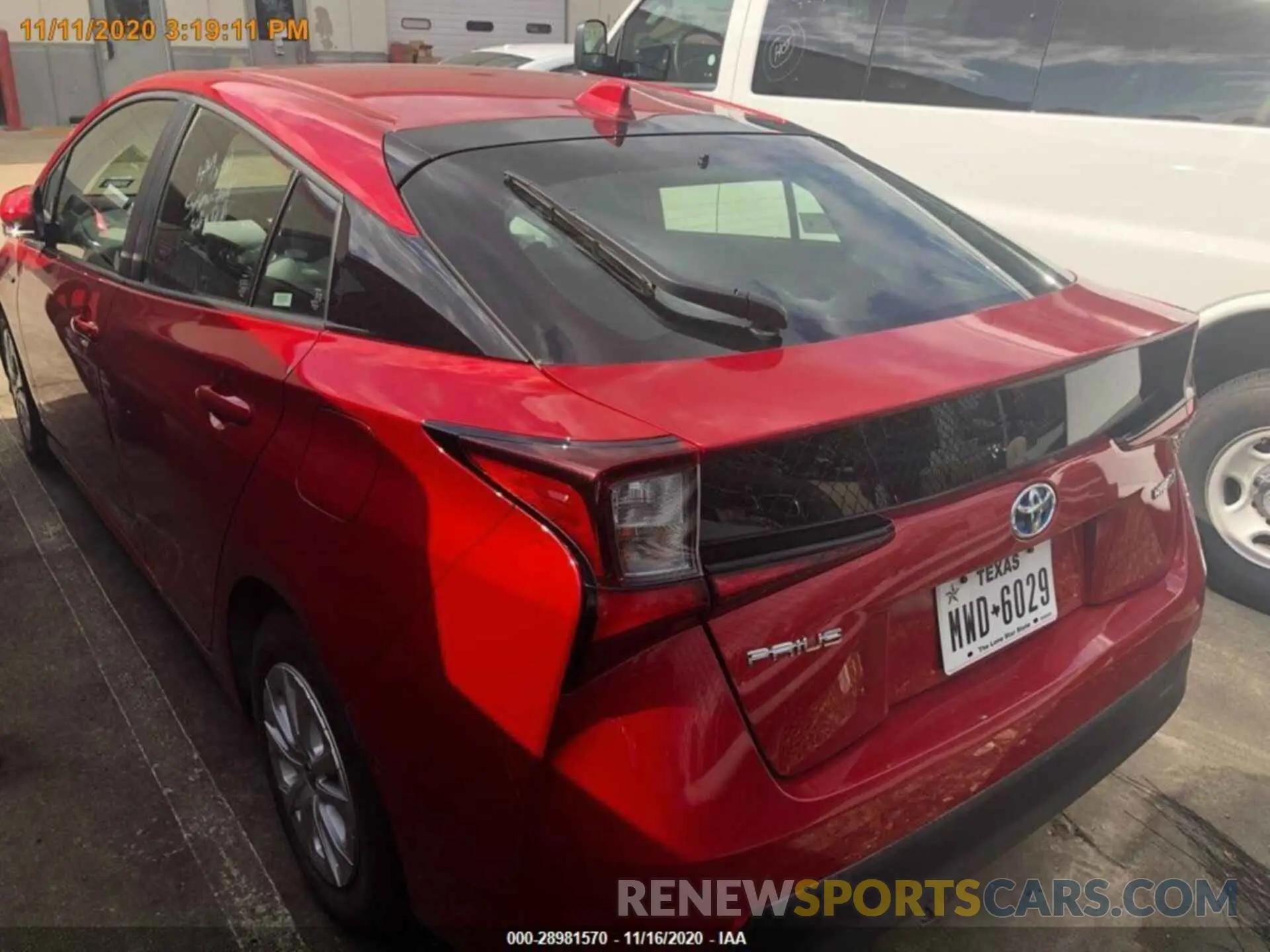 13 Photograph of a damaged car JTDKARFU3L3109897 TOYOTA PRIUS 2020
