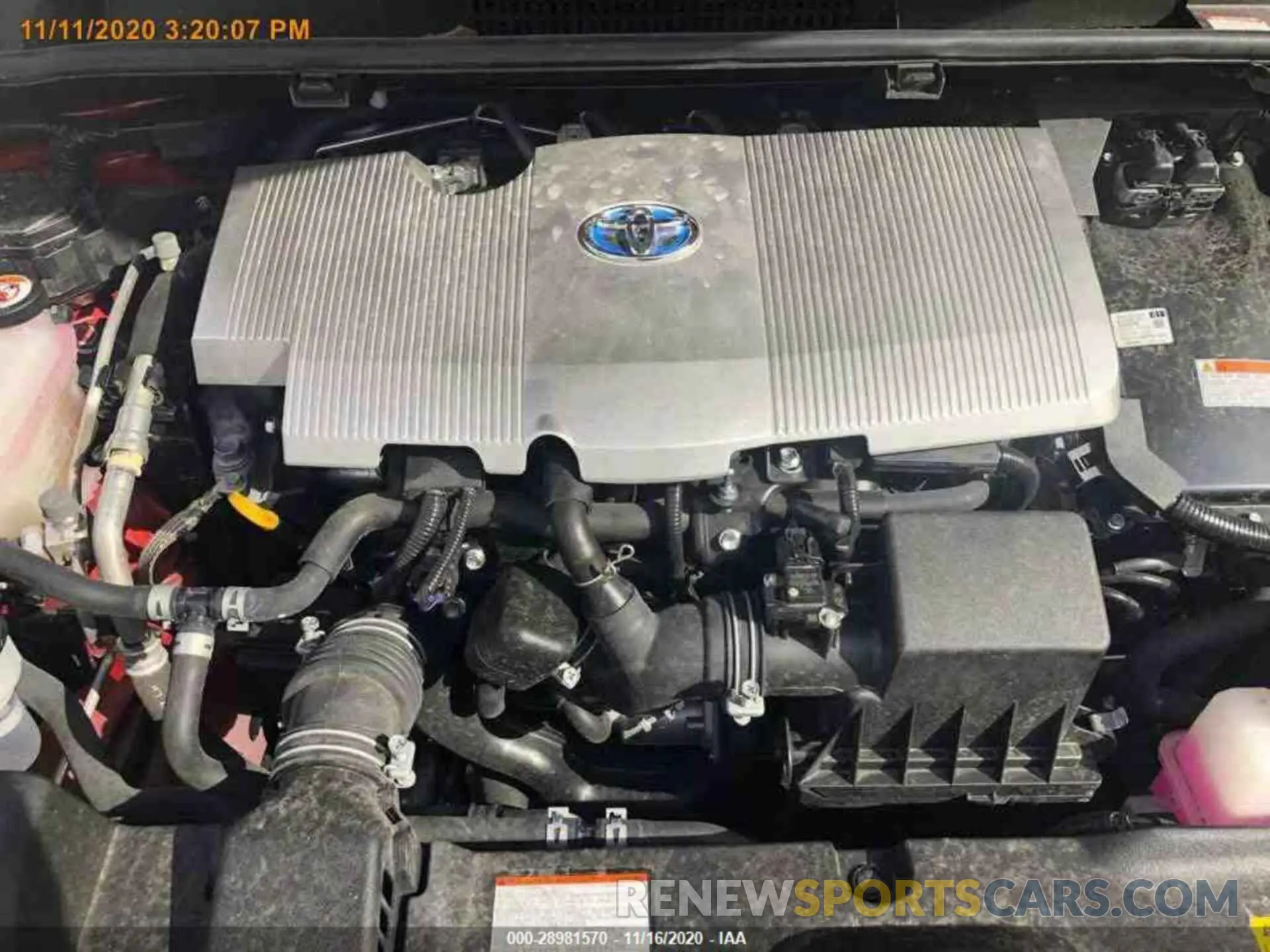 16 Photograph of a damaged car JTDKARFU3L3109897 TOYOTA PRIUS 2020