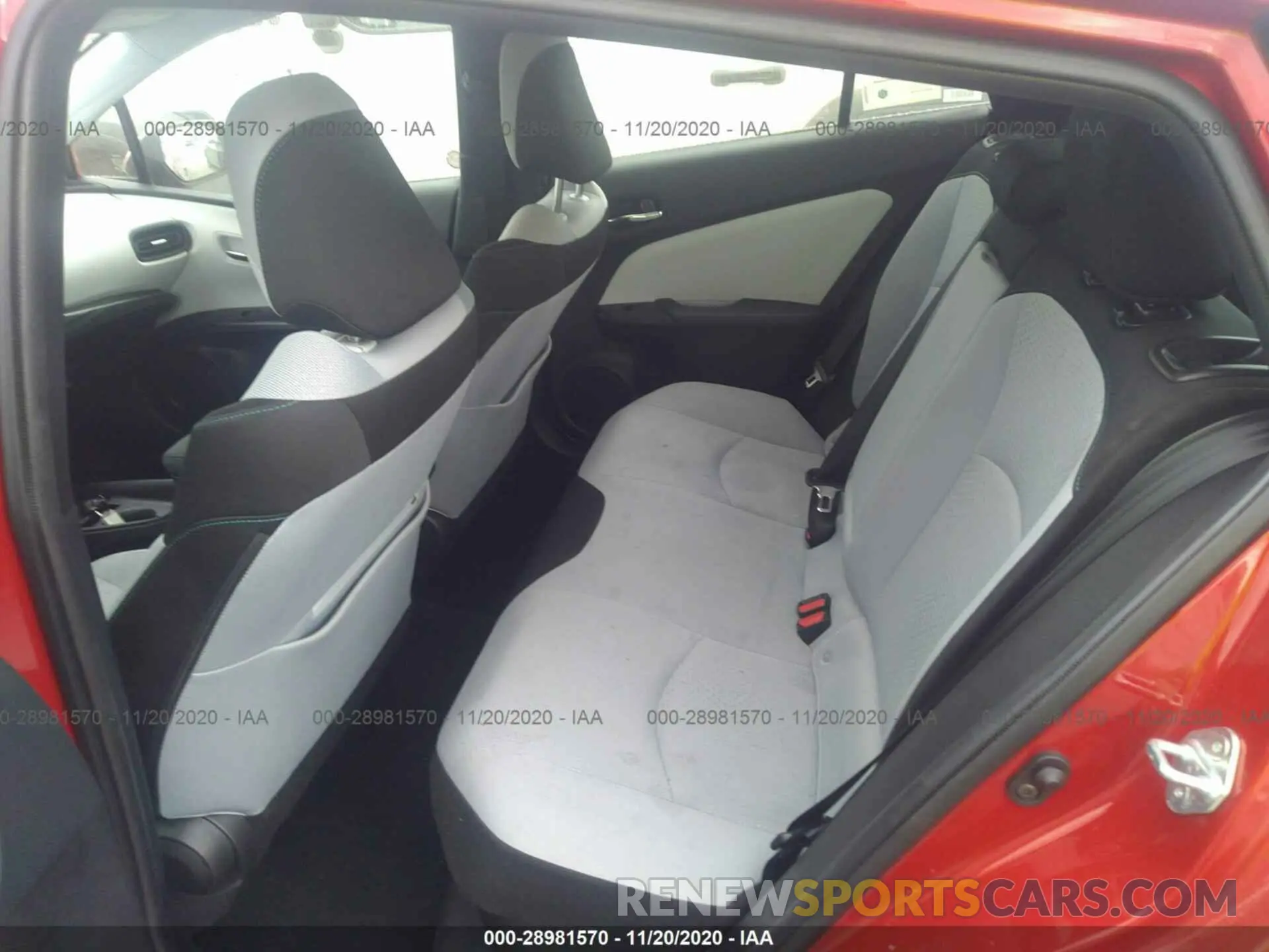 8 Photograph of a damaged car JTDKARFU3L3109897 TOYOTA PRIUS 2020