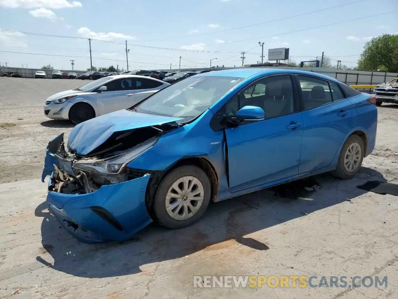 1 Фотография поврежденного автомобиля JTDKARFU3L3125646 TOYOTA PRIUS 2020