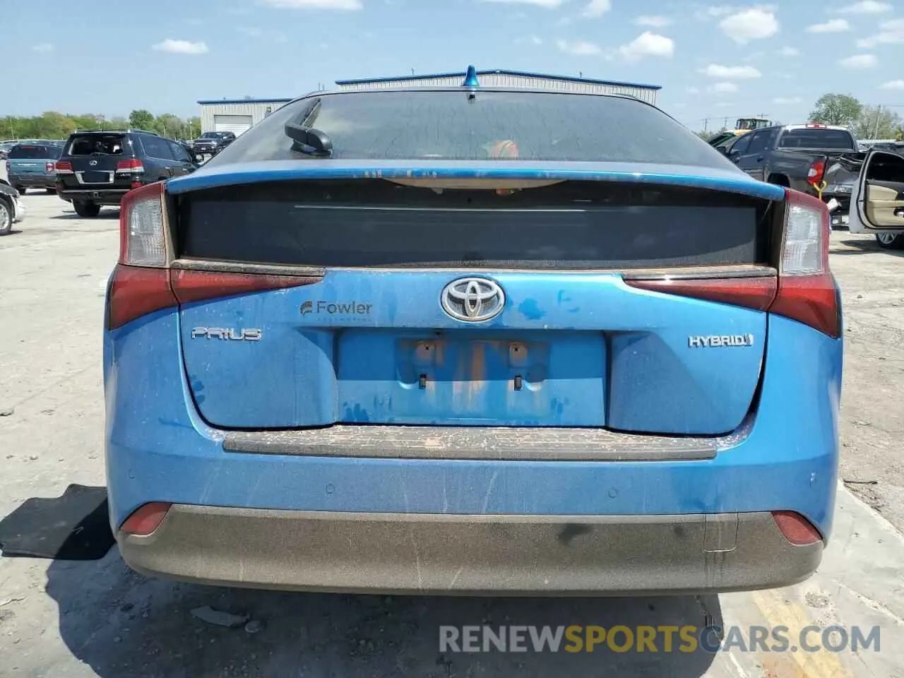 6 Фотография поврежденного автомобиля JTDKARFU3L3125646 TOYOTA PRIUS 2020
