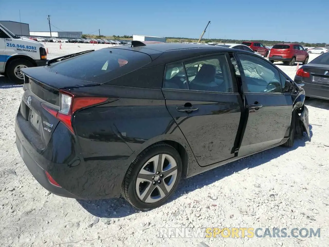 3 Photograph of a damaged car JTDKARFU4L3121427 TOYOTA PRIUS 2020