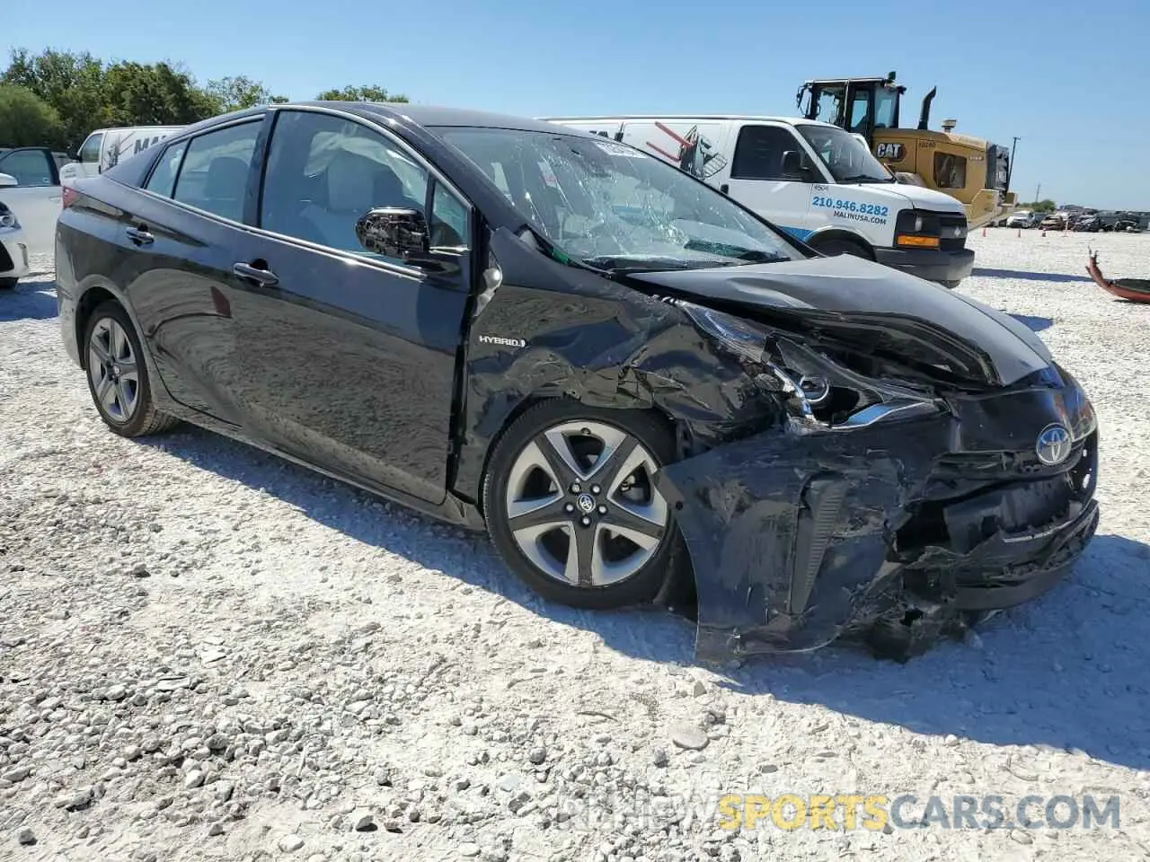 4 Photograph of a damaged car JTDKARFU4L3121427 TOYOTA PRIUS 2020