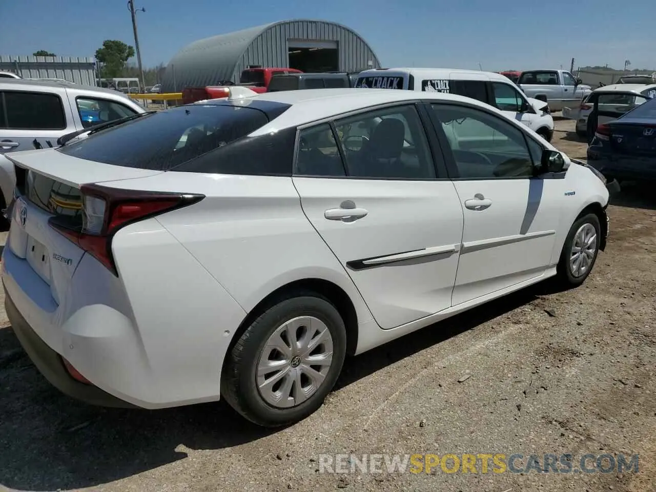 3 Photograph of a damaged car JTDKARFU4L3124022 TOYOTA PRIUS 2020