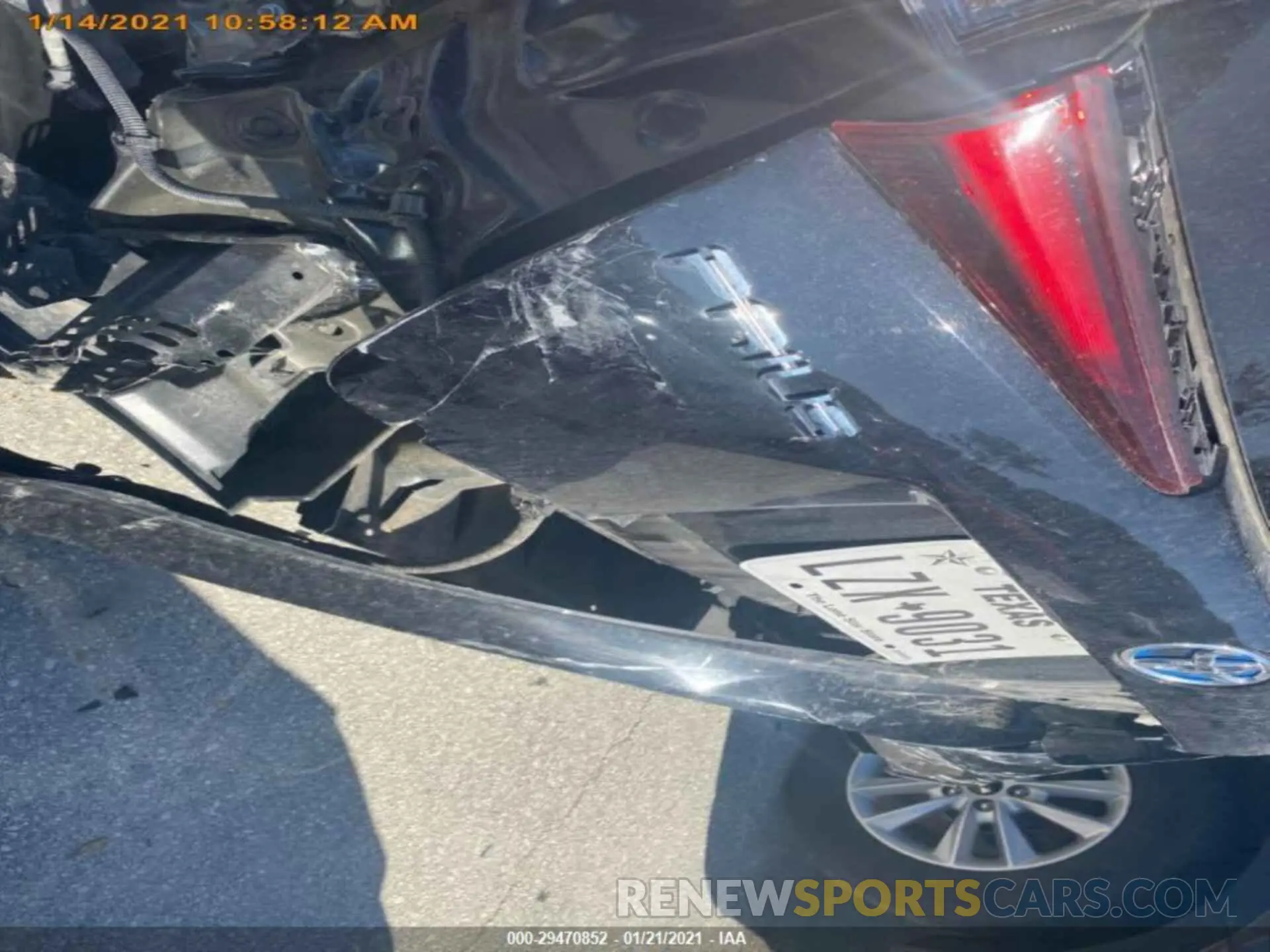 16 Photograph of a damaged car JTDKARFU5L3104300 TOYOTA PRIUS 2020